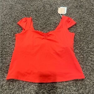 blogilates nwt Sweetheart baby tee with built-in bra size XL